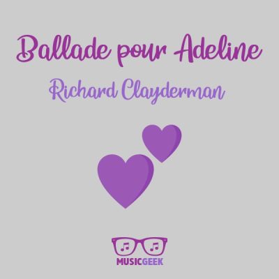 Ballade pour Adeline (چکامه‌ای برای آدلین) رنگین کمانی از احساسات